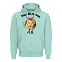 Seafoam boujee ballpark babe Zipper Hoodie - MaliasSmallBusiness