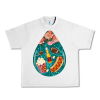 Lunar Rock american football and western roses teardrop Urban Heavy Tee - BundleAndBundleShop
