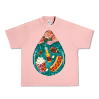 Salmon american football and western roses teardrop Urban Heavy Tee - BundleAndBundleShop