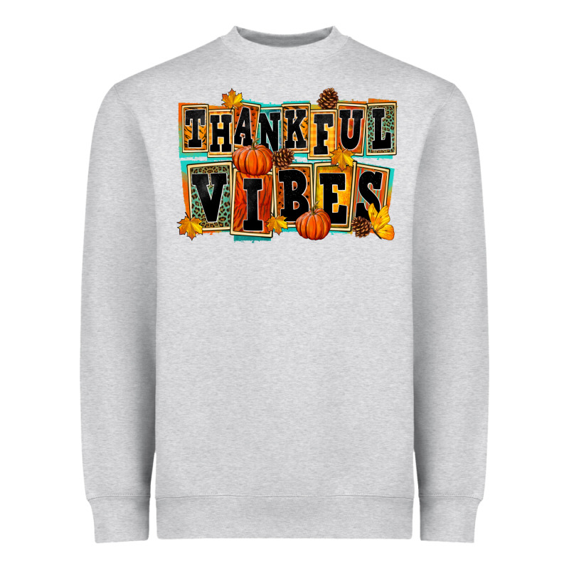 Thankful Vibes Heavyweight Sweatshirt by FaDigitalArtStudio | Teevron
