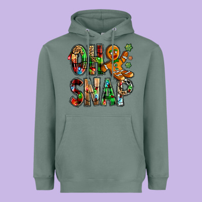 Oh Snap Christmas Heavyweight Hoodie Designed By Nancycooperartshop