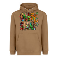 Toasted Coconut Oh snap Christmas Heavyweight Hoodie - NancyCooperArtShop