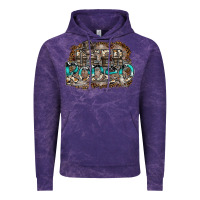 Cloud Purple deer rodeo Vintage Hoodie - SublimationCraftShop
