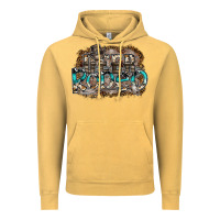Vintage Mustard deer rodeo Vintage Hoodie - SublimationCraftShop