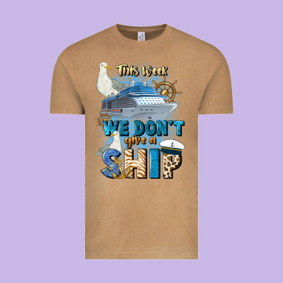 This Week We Don't Give A Ship Vintage Tee Designed By Jahusdesignshop