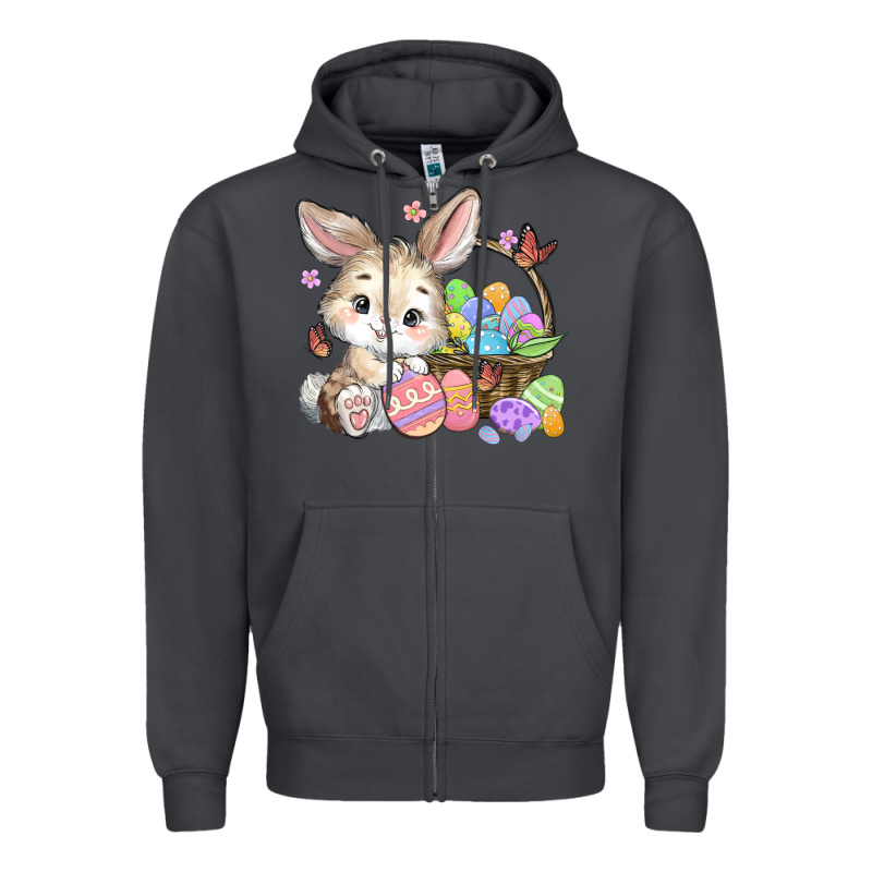 Easter Bunny Zipper Hoodie by MaliasSmallBusiness | Teevron