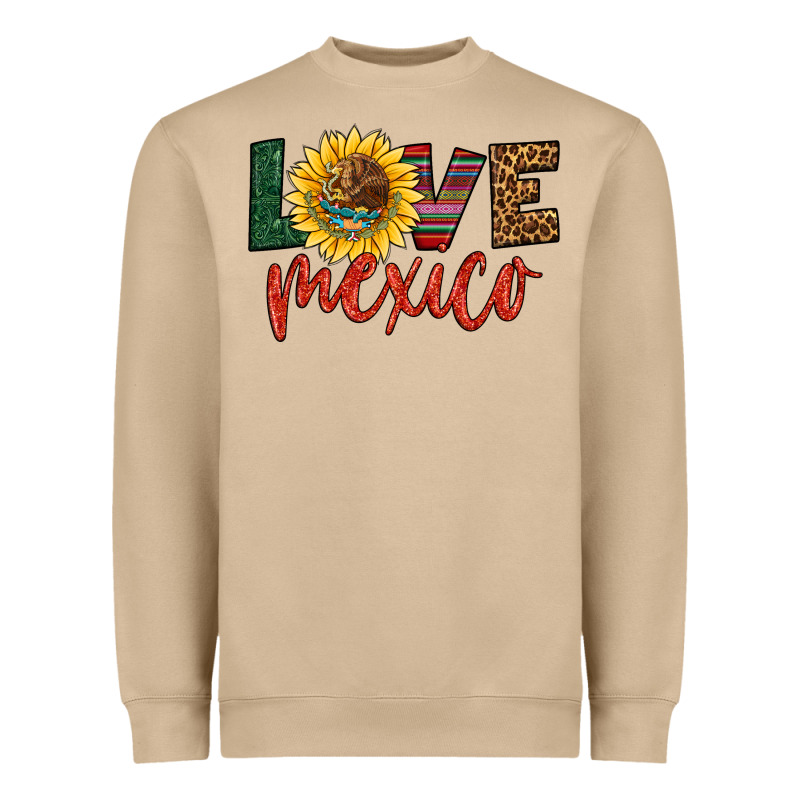 Love Mexico Heavyweight Sweatshirt by HRA Design Shop | Teevron