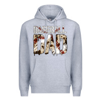 Heather Grey Baseball American Dad Premium Hoodie - Bettercallsaul