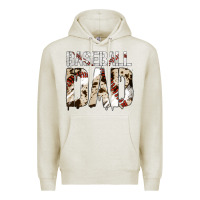 Oatmeal Heather Baseball American Dad Premium Hoodie - Bettercallsaul
