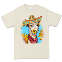 Bone Sombrero Llama Premium Tee - RanaPortraitStore