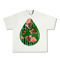 Pistachio american football and western roses teardrop Urban Heavy Tee - BundleAndBundleShop