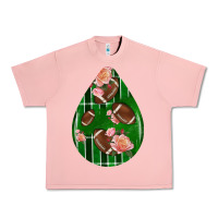 Salmon american football and western roses teardrop Urban Heavy Tee - BundleAndBundleShop