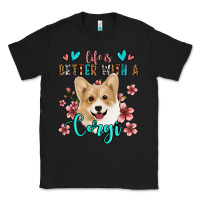 Black life is better with a corgi Classic Tee - Jasminsmagicworld