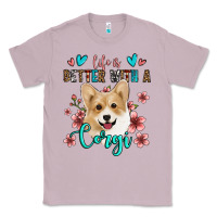 Lilac life is better with a corgi Classic Tee - Jasminsmagicworld
