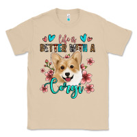 Mushroom life is better with a corgi Classic Tee - Jasminsmagicworld