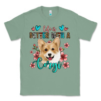 Sage life is better with a corgi Classic Tee - Jasminsmagicworld