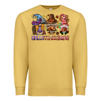 Antique Gold hallothanksmas gnomies bbs Premium Sweatshirt - BundleAndBundleShop