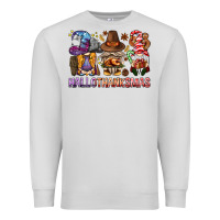 Dove Grey hallothanksmas gnomies bbs Premium Sweatshirt - BundleAndBundleShop