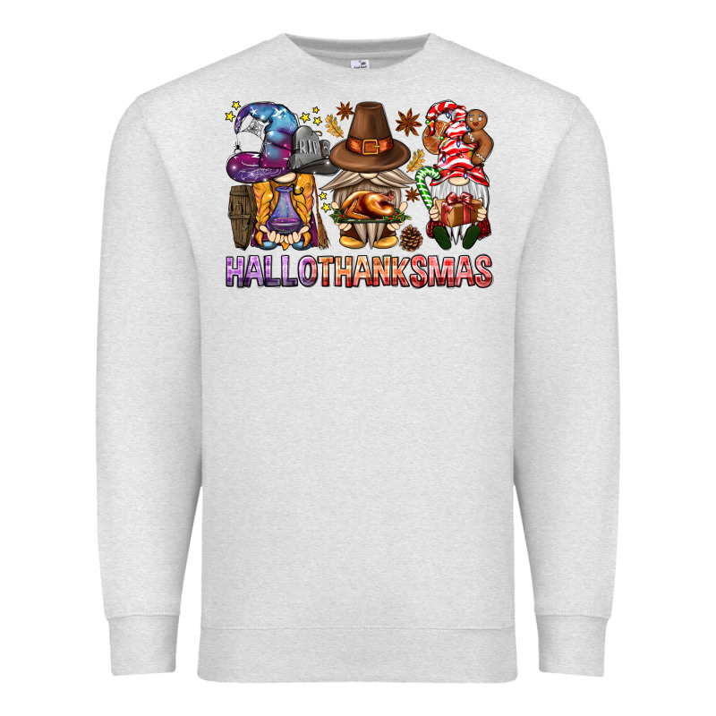 Hallothanksmas Gnomies Bbs Premium Sweatshirt by BundleAndBundleShop | Teevron