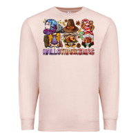 Pale Pink hallothanksmas gnomies bbs Premium Sweatshirt - BundleAndBundleShop