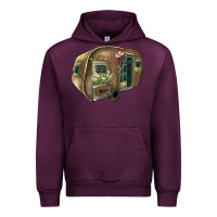 Mauve Wine Caravan Urban Hoodie - HowdyJamesFarm