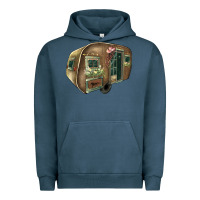 Pigment Midnight Navy Caravan Urban Hoodie - HowdyJamesFarm