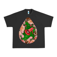 Pigment Black american football and western roses teardrop Urban Heavy Tee - BundleAndBundleShop