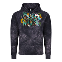 Cloud Black school nurse Vintage Hoodie - CowhideDigitalArt