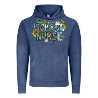 Vintage Denim school nurse Vintage Hoodie - CowhideDigitalArt