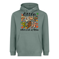 Sage little pumpkin with a lot of spice Heavyweight Hoodie - MaliasSmallBusiness