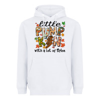 White little pumpkin with a lot of spice Heavyweight Hoodie - MaliasSmallBusiness