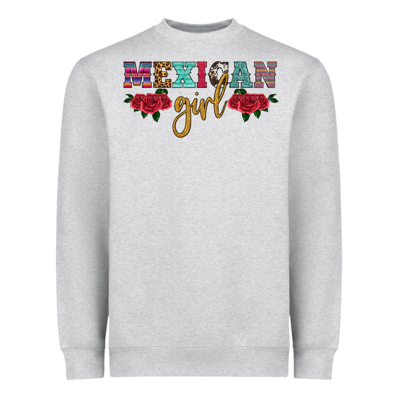 Mexican Girl Heavyweight Sweatshirt by HRA Design Shop | Teevron