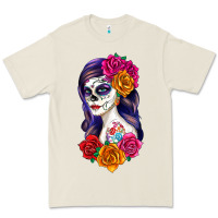 Bone sugar skull girl Premium Tee - RanaPortraitStore