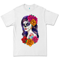 White sugar skull girl Premium Tee - RanaPortraitStore
