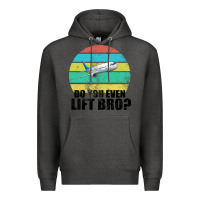 Charcoal Heather Do You Even Lift Bro Premium Hoodie - Bettercallsaul