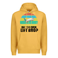 Mustard Do You Even Lift Bro Premium Hoodie - Bettercallsaul