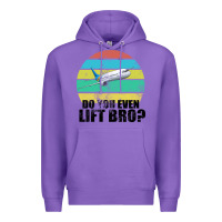 Purple Do You Even Lift Bro Premium Hoodie - Bettercallsaul