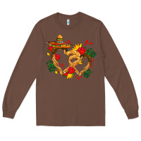 Chestnut Churros with love and sombrero Long Sleeve Tee - AdoDesignShop