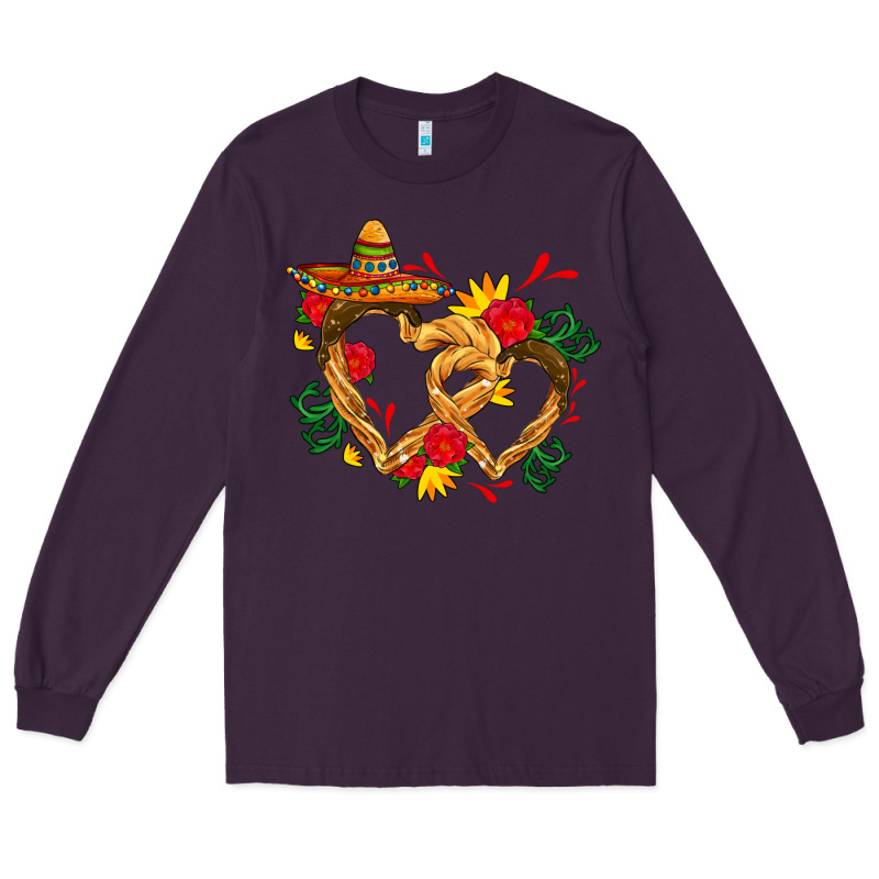 Churros With Love And Sombrero Long Sleeve Tee by AdoDesignShop | Teevron