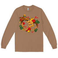 Toasted Coconut Churros with love and sombrero Long Sleeve Tee - AdoDesignShop