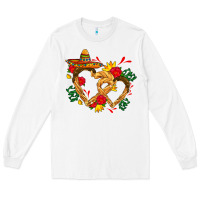White Churros with love and sombrero Long Sleeve Tee - AdoDesignShop