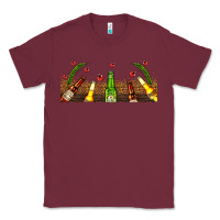 Burgundy beer party for christmas Classic Tee - AdoDesignShop