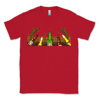 Red beer party for christmas Classic Tee - AdoDesignShop