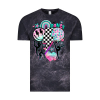 Cloud Black retro dance Vintage Tee - JahusDesignShop