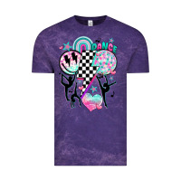 Cloud Purple retro dance Vintage Tee - JahusDesignShop