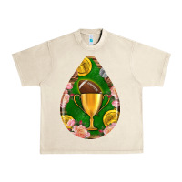 Sandshell american football and western roses teardrop Urban Heavy Tee - BundleAndBundleShop