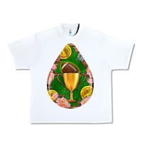 White american football and western roses teardrop Urban Heavy Tee - BundleAndBundleShop