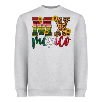 Heather Grey mexico Heavyweight Sweatshirt - HRA Design Shop