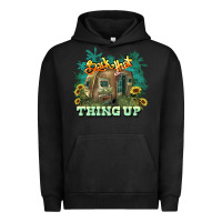 Pigment Black Back that thing up Urban Hoodie - HowdyJamesFarm