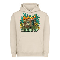 Pigment French Oak Back that thing up Urban Hoodie - HowdyJamesFarm